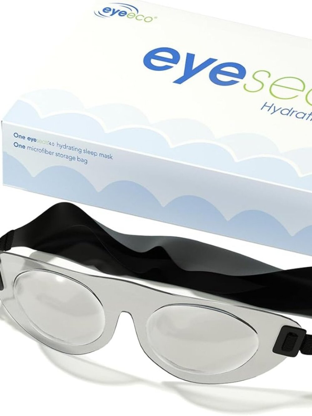 EyeEco Eyeseals Hydrating Sleep Mask, Clear - UNISEX